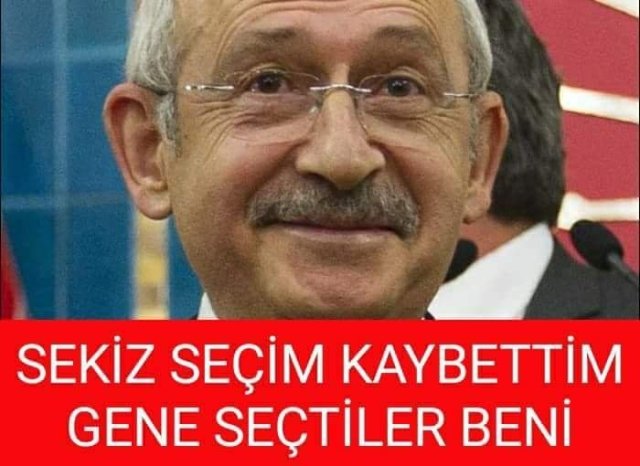 8 seçim kaybeden birisini tekrar seçmek