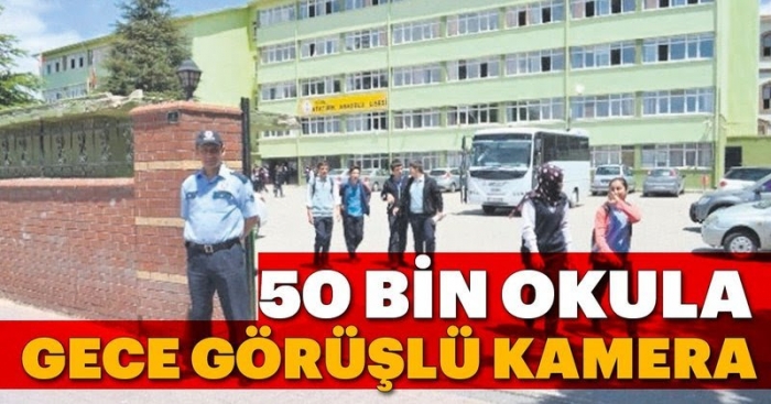 tüm okullara güvenlik kamerası takılması