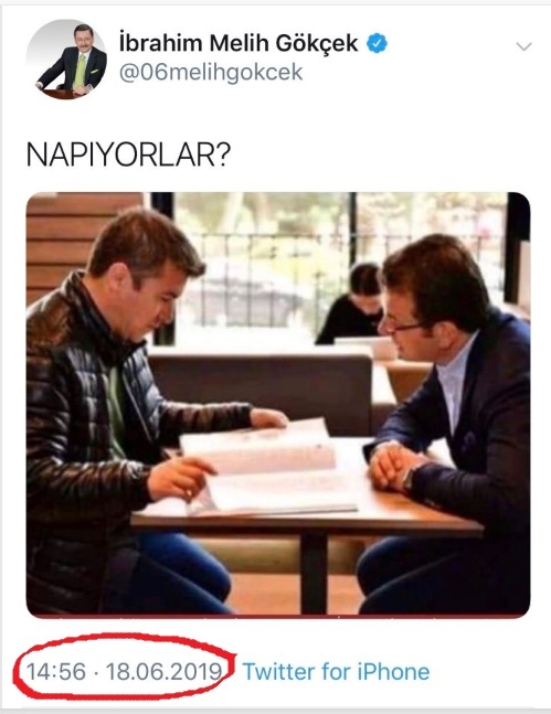 18 haziran 2019 melih gökçek in rezil olması