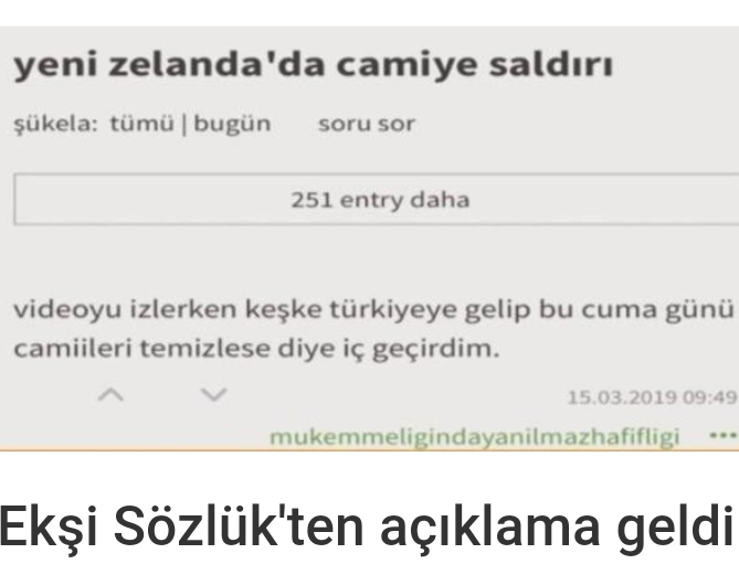 ekşi sözlükteki tepki çeken cami saldırısı entrysi