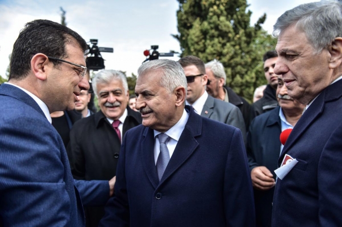 binali yıldırımın mazbata töreninden ilk kareler