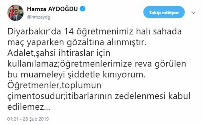 diyarbakır da keyfi gözaltına alınan 14 öğretmen