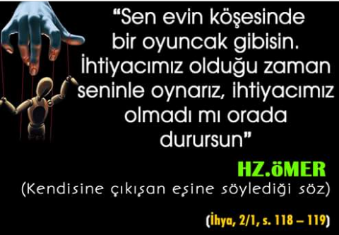 erkeğe önüne bak yerine kadına örtün demek