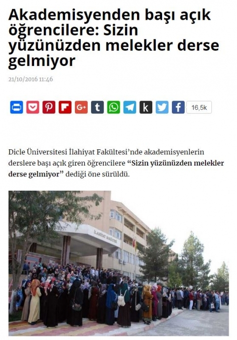 sizin yüzünüzden melekler derse gelmiyor