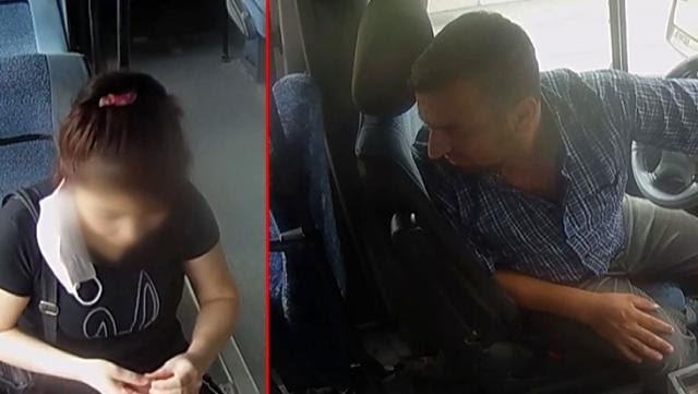 kadın yolcuyu taciz eden minibüs şoförü
