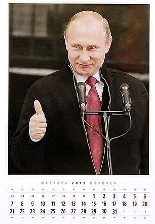 2019 putin takvimi