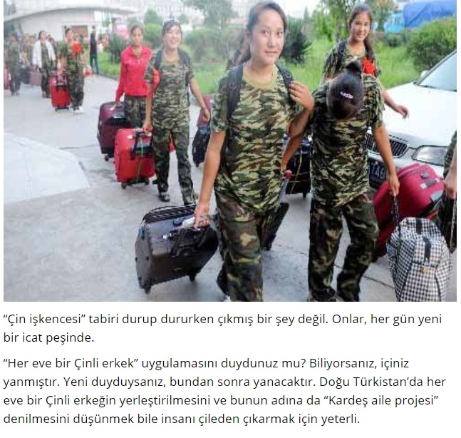 çin hükümetinin uygur kadınlarına tecavüz projesi