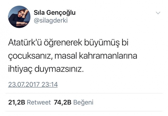 atatürkü bilen masal kahramanlarına ihtiyaç duymaz
