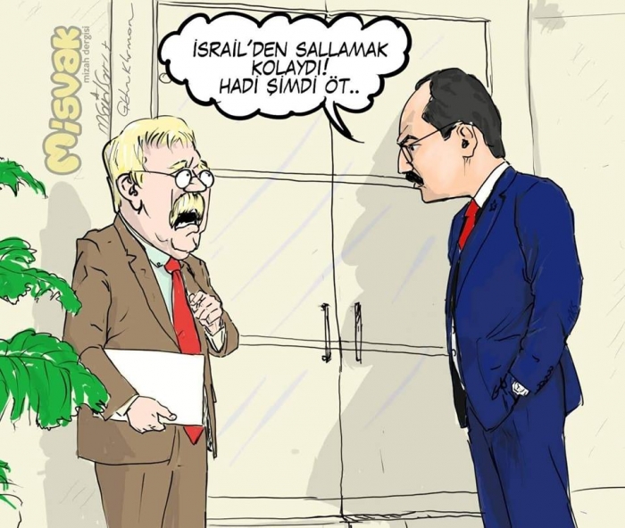 misvak dergisinin ibrahim kalın bolton karikatürü