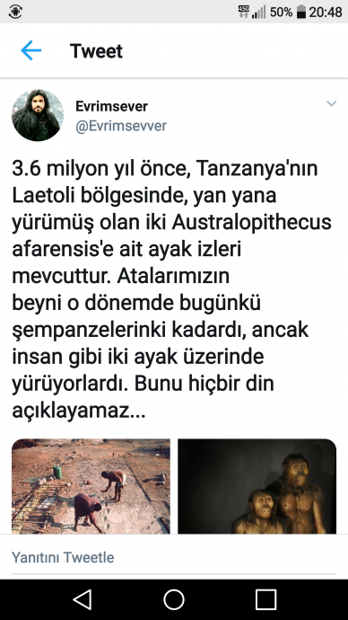 üç buçuk milyon yıllık ayak izi