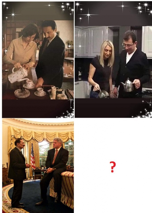 ekrem imamoğlunun bülent ecevit gibi poz vermesi
