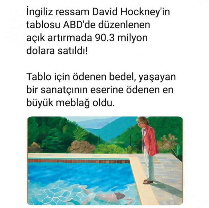 90 milyon dolara satılan tablo
