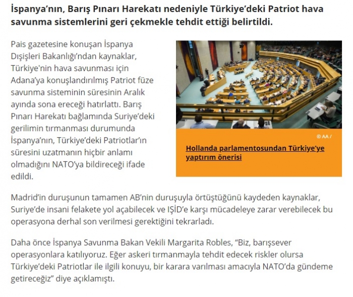 ispanya nın türkiye ye destek tweetini silmesi