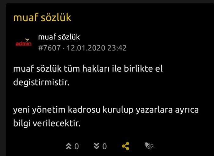 muaf sözlük