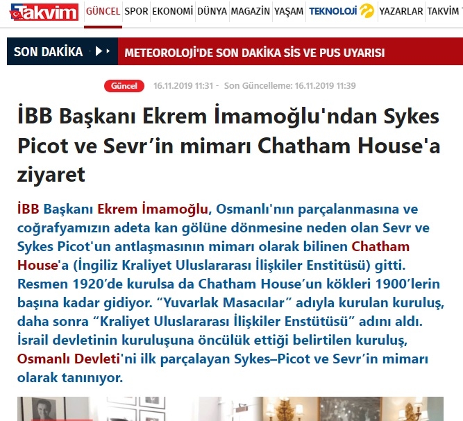 ekrem imamoğlu chatham house a gitti diyen kekolar