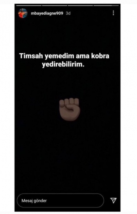timsah yemedim ama kobra yedirebilirim
