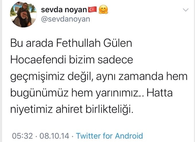 sevda noyan ın fetöcü olması