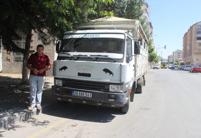 kamyonunu devlete bağışlayan kayserili