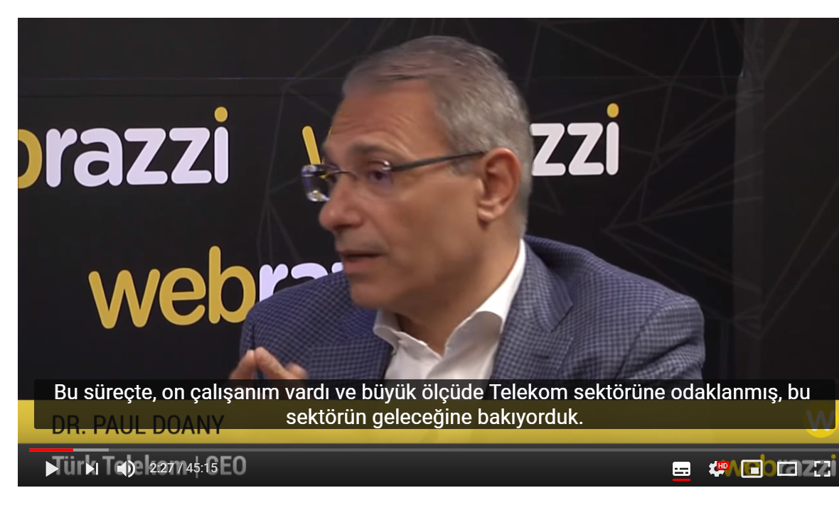 Turk Telekom Ceo Sunun T Rk Olmamas Uluda S Zl K