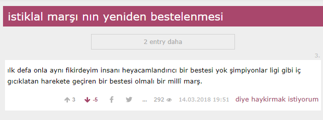 rte nin istiklal marşı bestesi değişemez demesi