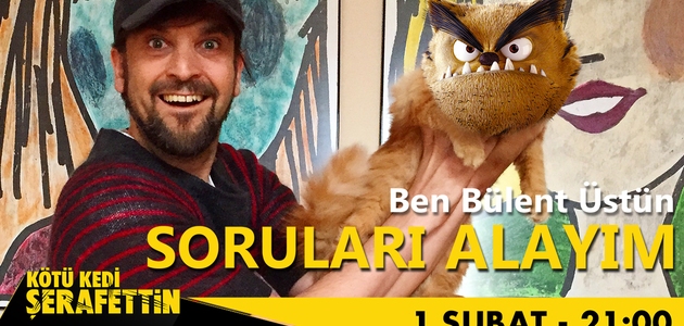 Kötü Kedi Şerafettin'in Çizeri Bülent Üstün İnci Sözlük Yazarlarının Sorularını Yanıtladı
