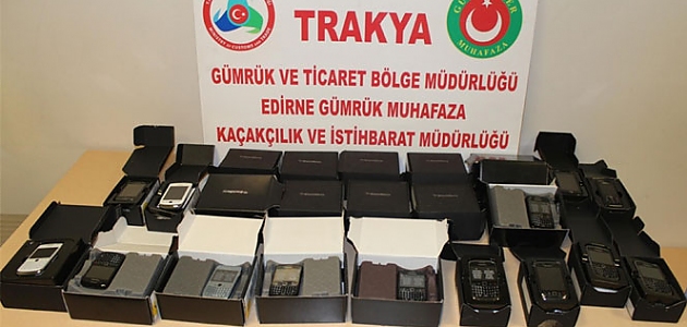 12 bin liralık kaçak telefon yakalandı!