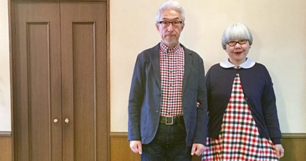 37 Yıllık Evlilikleri Boyunca Her Zaman Birbiriyle uyumlu Giyinmiş Japon Çiftin 17 Fotoğrafı