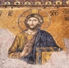 ayasofya daki yakarış sahnesini canlandıran fresk