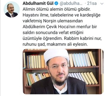 abdülkerim çevik i öldürenin akp li olması