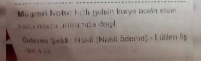 Hızlı Gelsin Kurye Acele Etsin Kaza Umrumda Değil Uludağ Sözlük Galeri