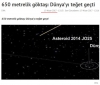 göktaşı dünyayı teğet geçti / #1477756