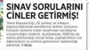 sınav sorularını cinler getirdi / #1196349