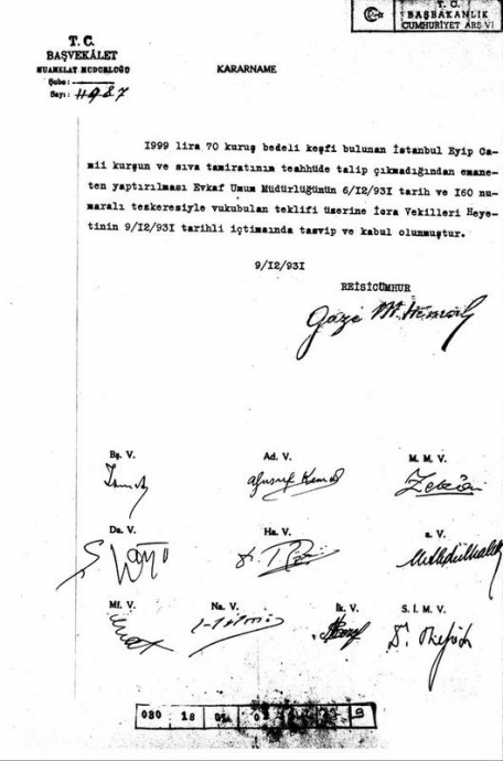 atatürk ün tamir ettirdiği camiler