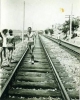 küçükyalı da tren raylarında mayoyla gezinmek / #1903312