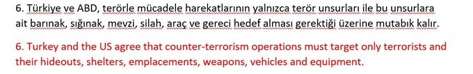abd türkiye ateşkes antlaşması 6 ncı madde