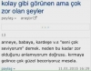 kolay gibi görünen ama çok zor olan şeyler