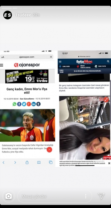 ünlü biri dm atınca kendi reklamı için ifşa etmek