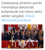 beşiktaşlı gözüyle galatasaray fenerbahçe derbisi