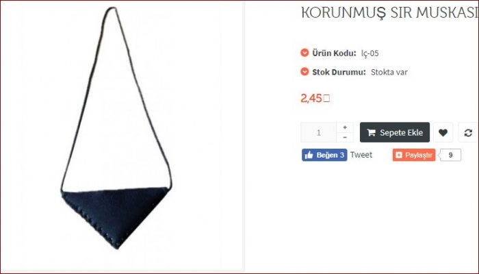 cübbeli ahmet in sattığı koruma muskası