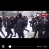 polis ile vatandaşın kar topu savaşı / #1281123