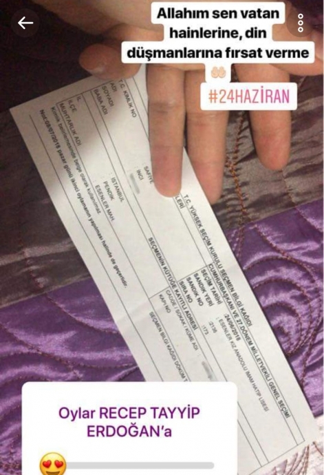 safiye inci nin ak parti ye oy vermesi