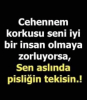 cehennem korkusu