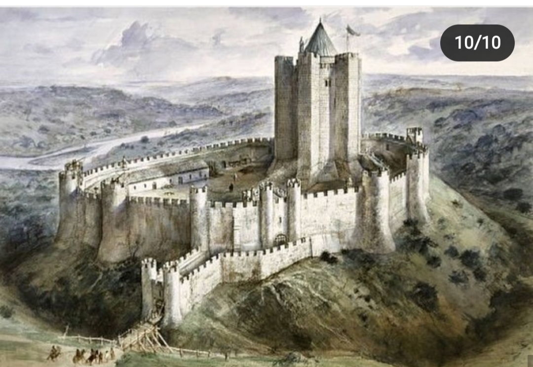 Замки Англии XII век