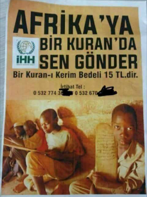 afrika ya bir kuran da sen gönder kampanyası