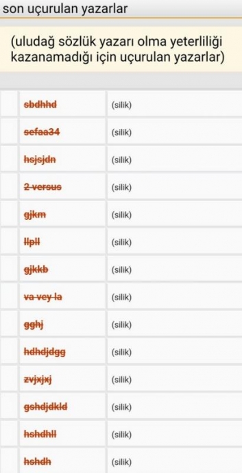 hdjd vsvh vjnn şeklinde nick alan çaylak hesaplar