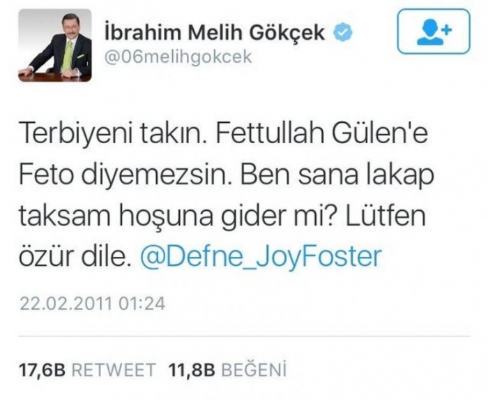 melih gökçek in oğlu ile 15 temmuz anısı