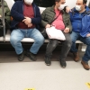 metroda bacaklarını açarak oturan erkek / #2201404