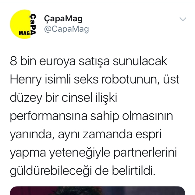 8 bin euroya satılan erkek seks robotu henry