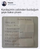 kardeşimin cebinde bulduğum kağıt parçası / #2197668