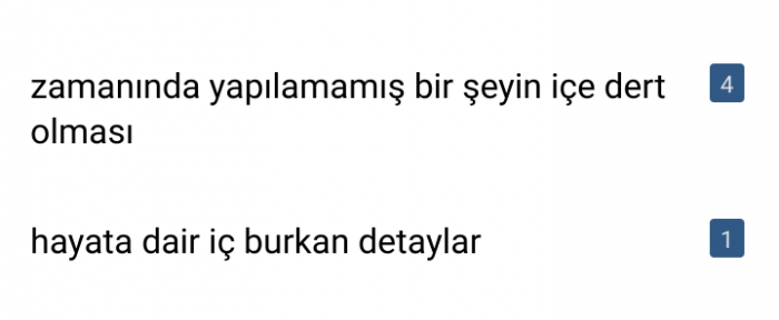 başlıkları alt alta okumak